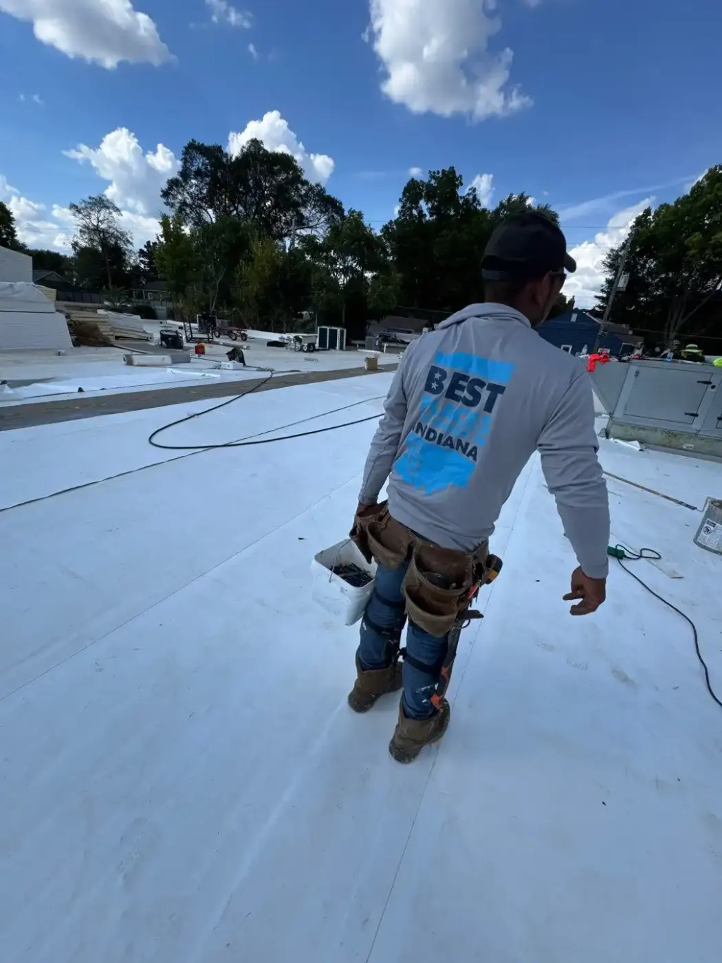 Commercial roofing by Winchester Commercial Roofing near Richmond, IN